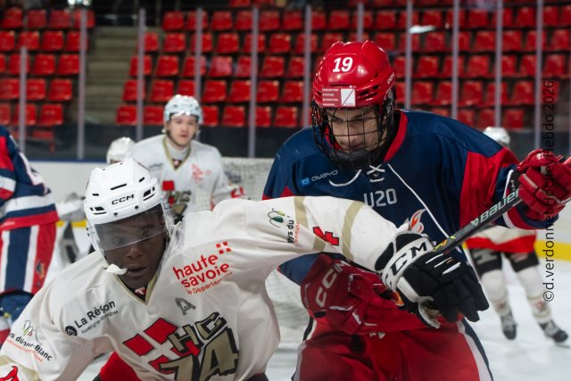 Photo hockey reportage U20 - Match amical Grenoble vs HC74