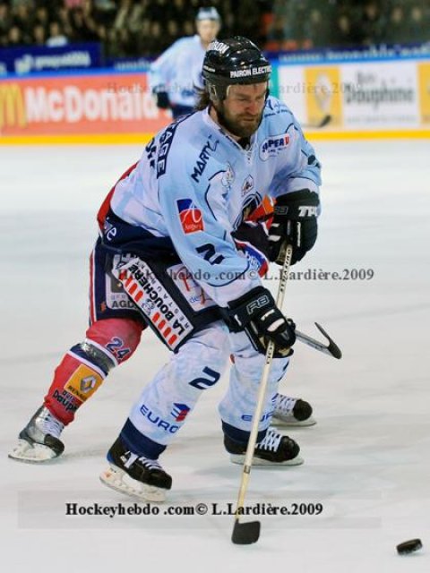 Photo hockey match Grenoble  - Angers  le 08/12/2009
