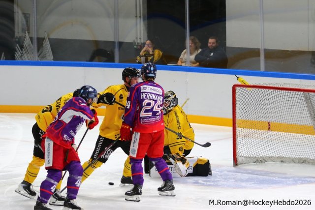 Photo hockey match Rouen - Düsseldorf le 05/09/2026