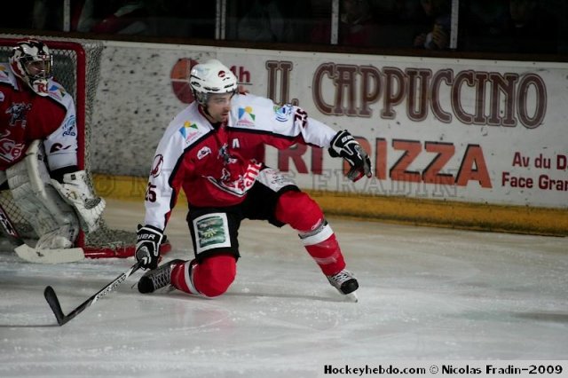 Photo hockey match Briançon  - Rouen le 08/12/2009