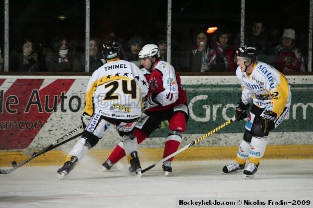 Photo hockey match Briançon  - Rouen le 08/12/2009