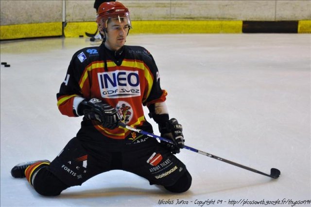 Photo hockey match Meudon - Cherbourg le 05/12/2009