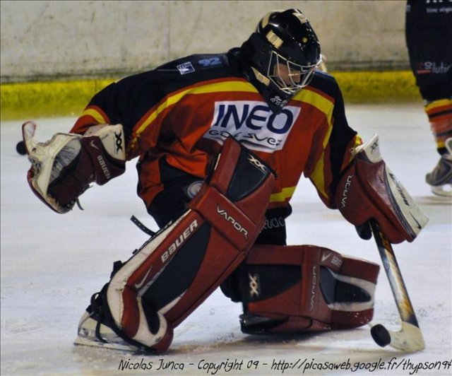 Photo hockey match Meudon - Cherbourg le 05/12/2009