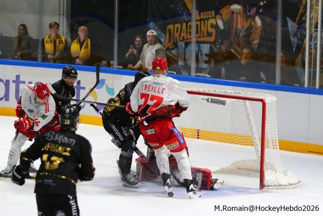 Photo hockey match Rouen - Grenoble  le 18/09/2026