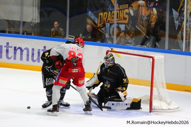 Photo hockey match Rouen - Grenoble  le 18/09/2026