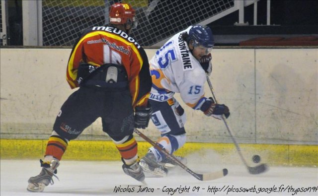 Photo hockey match Meudon - Cherbourg le 05/12/2009