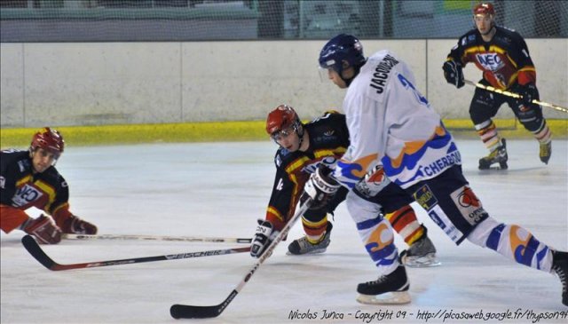 Photo hockey match Meudon - Cherbourg le 05/12/2009