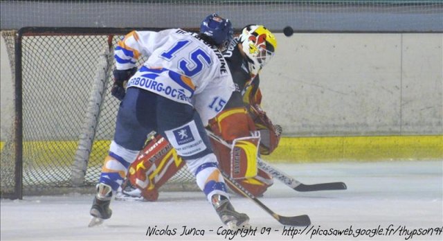 Photo hockey match Meudon - Cherbourg le 05/12/2009
