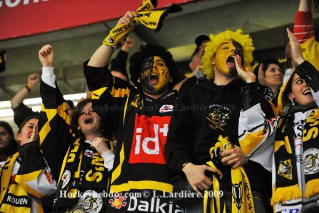 Photo hockey match Grenoble  - Rouen le 12/12/2009
