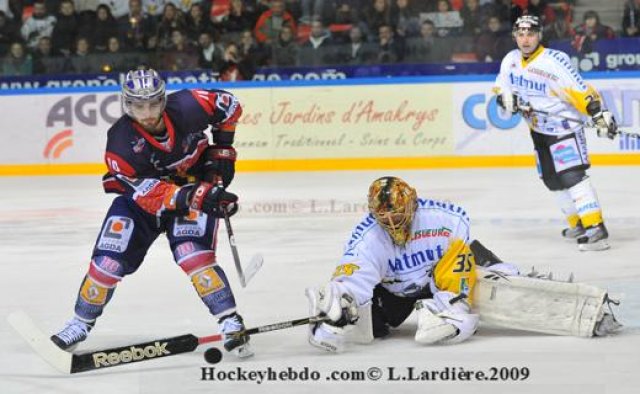Photo hockey match Grenoble  - Rouen le 12/12/2009