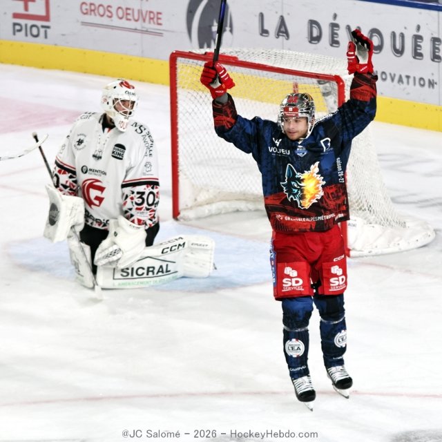 Photo hockey match Grenoble  - Amiens  le 25/09/2026