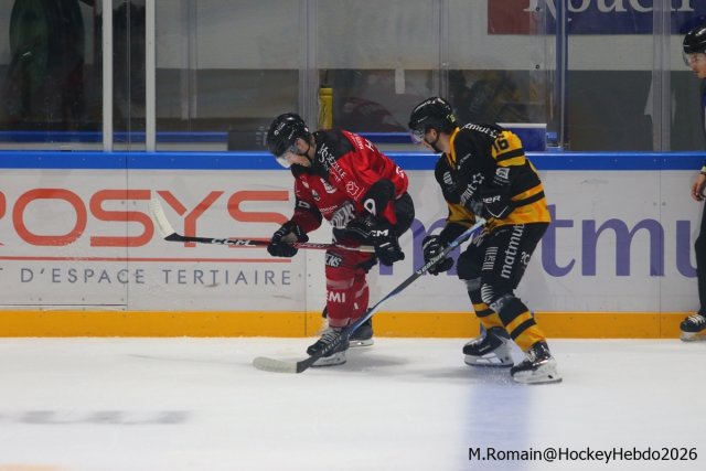 Photo hockey match Rouen - Amiens  le 29/09/2026