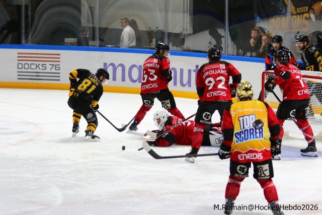 Photo hockey match Rouen - Amiens  le 29/09/2026