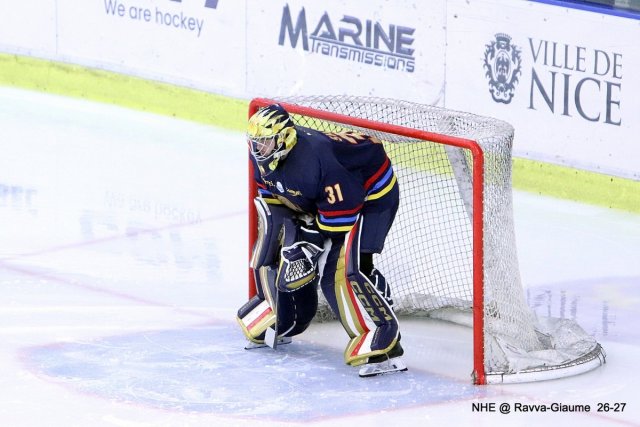Photo hockey match Nice - Rouen le 02/10/2026