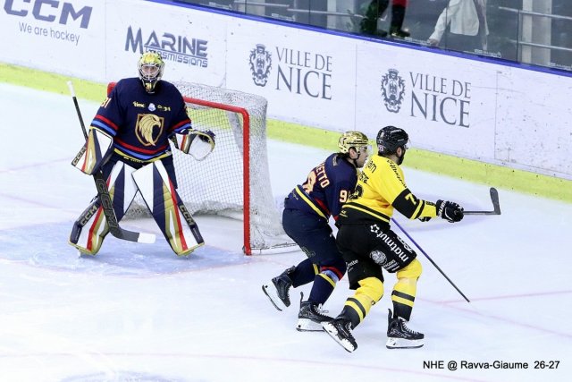 Photo hockey match Nice - Rouen le 02/10/2026