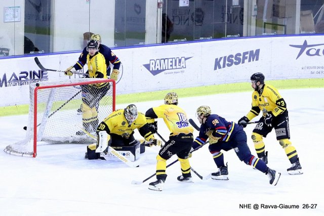 Photo hockey match Nice - Rouen le 02/10/2026