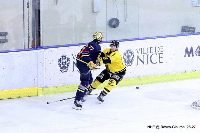 Photo hockey match Nice - Rouen le 02/10/2026