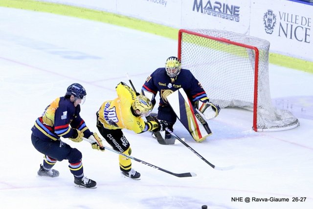 Photo hockey match Nice - Rouen le 02/10/2026