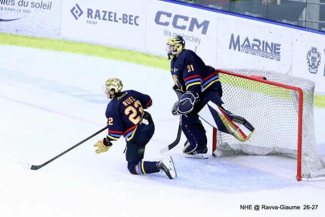 Photo hockey match Nice - Rouen le 02/10/2026