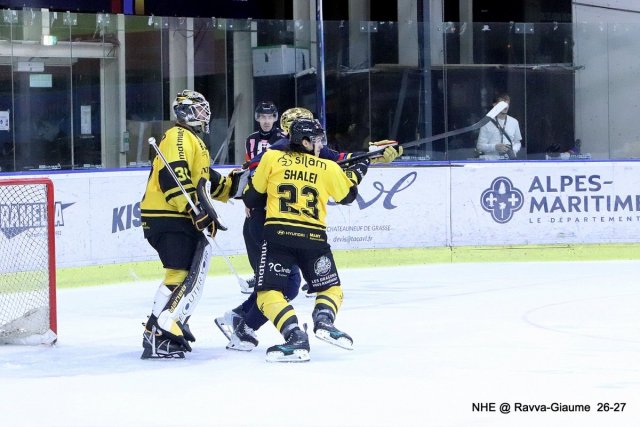 Photo hockey match Nice - Rouen le 02/10/2026