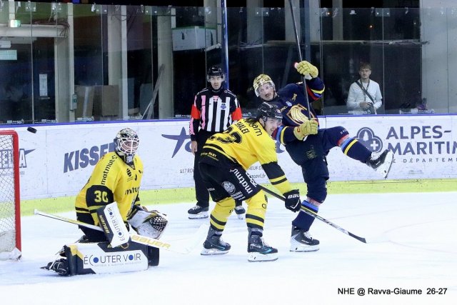 Photo hockey match Nice - Rouen le 02/10/2026
