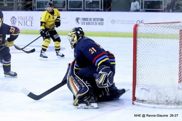 Photo hockey match Nice - Rouen le 02/10/2026