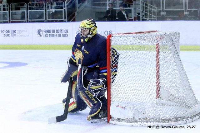 Photo hockey match Nice - Rouen le 02/10/2026