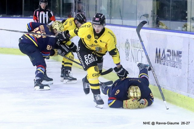 Photo hockey match Nice - Rouen le 02/10/2026