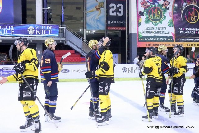 Photo hockey match Nice - Rouen le 02/10/2026