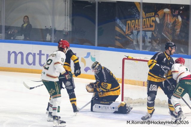 Photo hockey match Rouen - Anglet le 04/10/2026