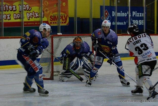 Photo hockey match Avignon - Caen  le 12/12/2009