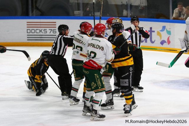 Photo hockey match Rouen - Anglet le 04/10/2026