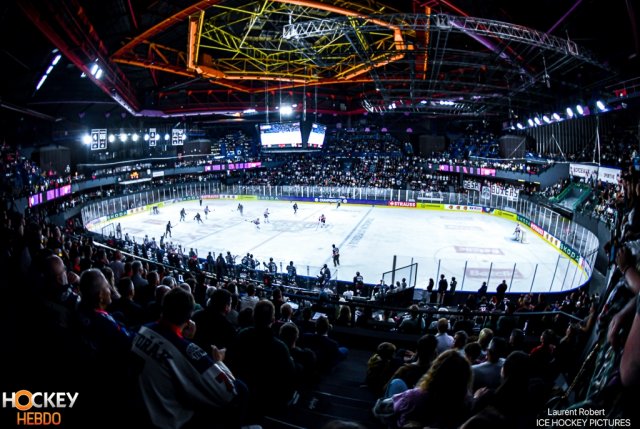 Photo hockey match Bordeaux - Pardubice le 07/10/2026