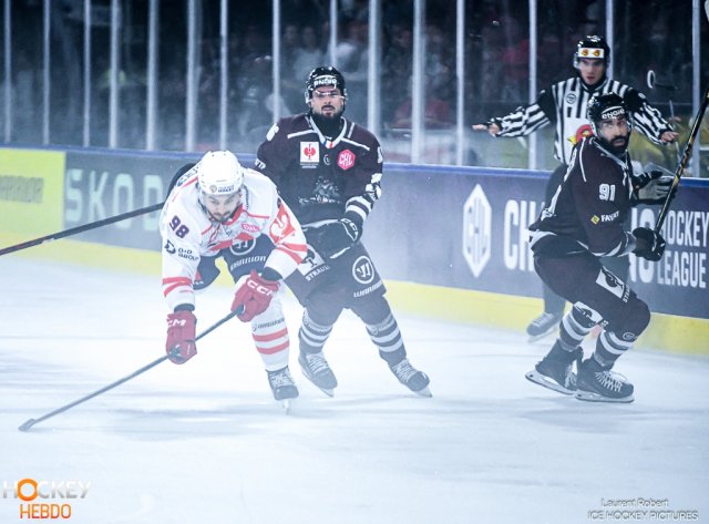 Photo hockey match Bordeaux - Pardubice le 07/10/2026