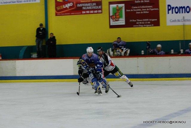 Photo hockey match Avignon - Caen  le 12/12/2009