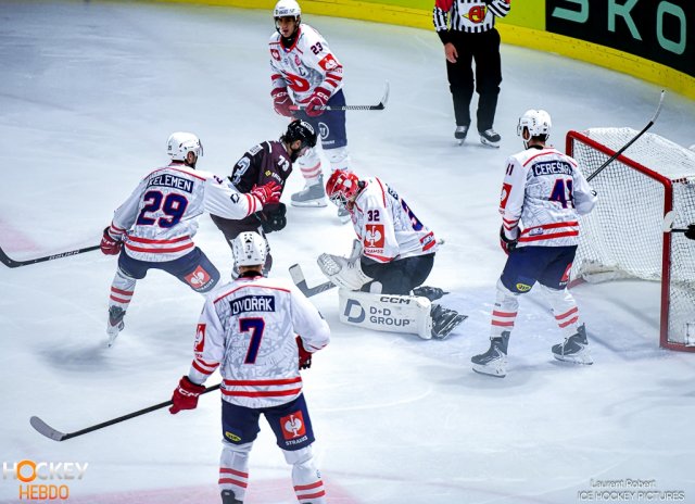 Photo hockey match Bordeaux - Pardubice le 07/10/2026
