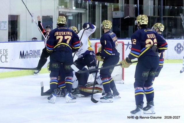 Photo hockey match Nice - Angers  le 09/10/2026