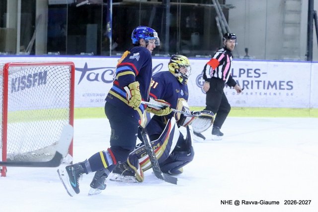 Photo hockey match Nice - Angers  le 09/10/2026
