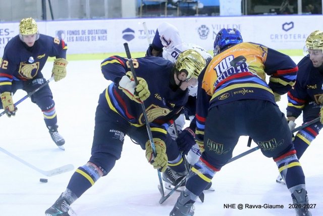 Photo hockey match Nice - Angers  le 09/10/2026