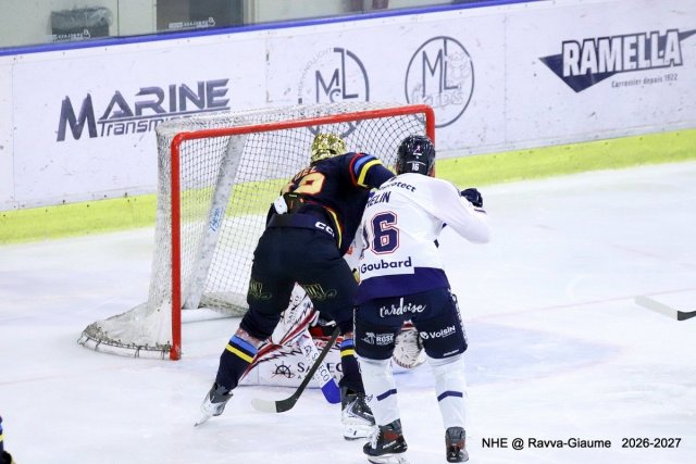 Photo hockey match Nice - Angers  le 09/10/2026