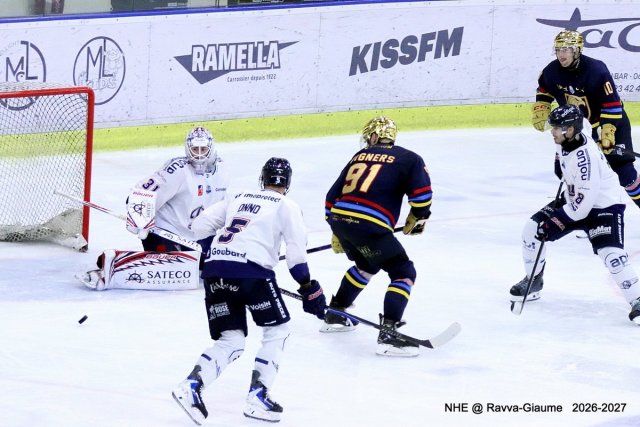 Photo hockey match Nice - Angers  le 09/10/2026