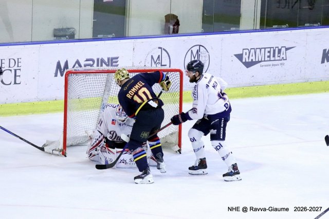 Photo hockey match Nice - Angers  le 09/10/2026