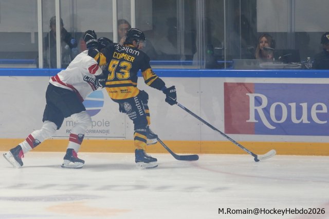Photo hockey match Rouen - Chamonix  le 09/10/2026