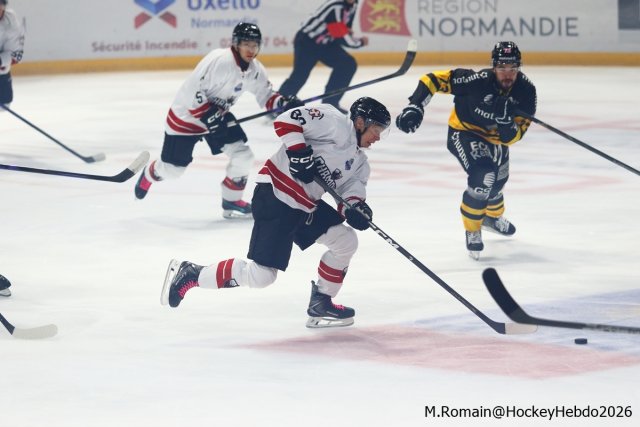 Photo hockey match Rouen - Chamonix  le 09/10/2026