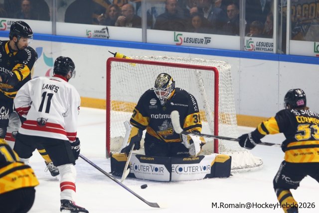 Photo hockey match Rouen - Chamonix  le 09/10/2026