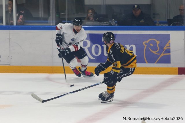 Photo hockey match Rouen - Chamonix  le 09/10/2026