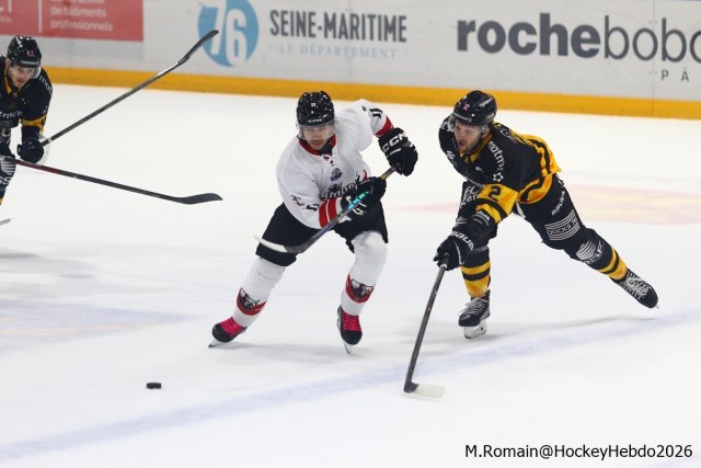 Photo hockey match Rouen - Chamonix  le 09/10/2026