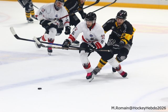 Photo hockey match Rouen - Chamonix  le 09/10/2026
