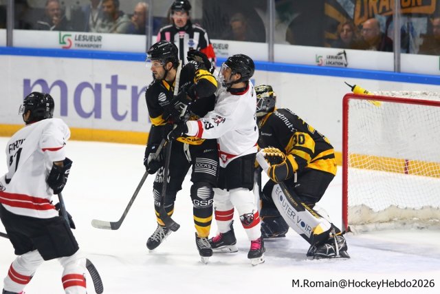 Photo hockey match Rouen - Chamonix  le 09/10/2026