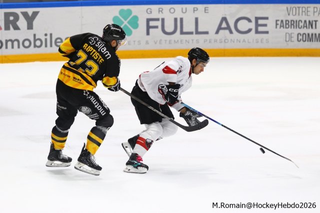 Photo hockey match Rouen - Chamonix  le 09/10/2026